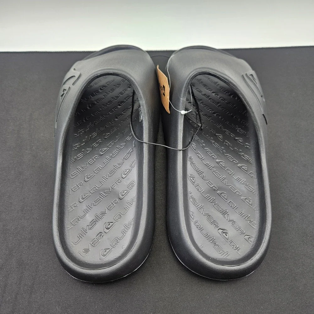 Quiksilver Cloudbreak Mens Black Slide Sandals EVA Foam Slip On CQ10007M-BKM 13